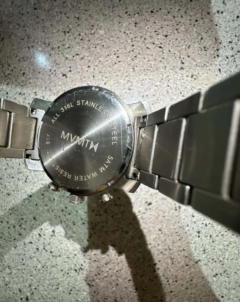 MVMT Chrono Midnight Silver MC01-SBLU Men's Stainless Steel Watch